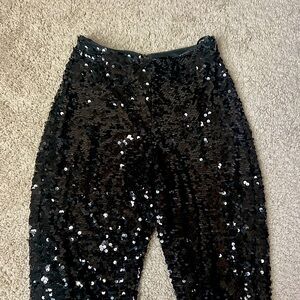 EXTREMLEY RARE - VINTAGE PAIGE CLAUDINE SEQUIN TROUSERS! CANT FIND THEM ANYWHERE